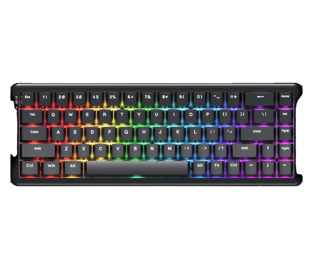 Ajazz AK680 MAX Magnetic Switch RGB czarna - 1536357 - zdjęcie
